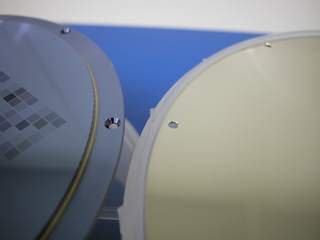 Hot-embossing stamp with sub-micro features